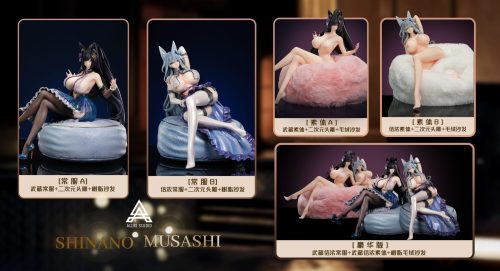 【Pre-order】Azur Lane Shinano & Musashi GK Resin Statue 1/4 Scale Atlas Studio