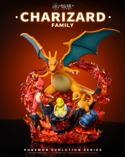 【Pre-order】Charizard Evolution Series GK Resin Statue 1/20 Scale Wonderland Studio