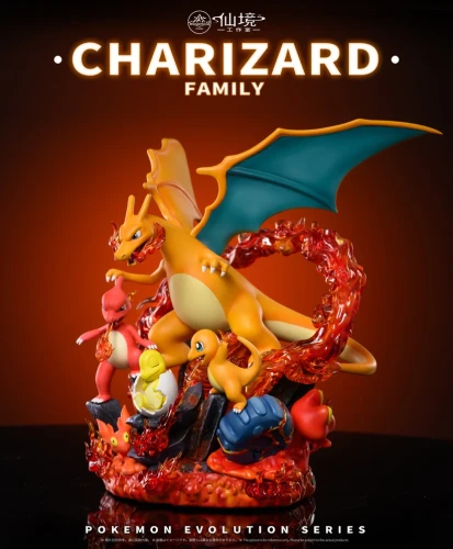 【Pre-order】Charizard Evolution Series GK Resin Statue 1/20 Scale Wonderland Studio