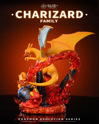 【Pre-order】Charizard Evolution Series GK Resin Statue 1/20 Scale Wonderland Studio