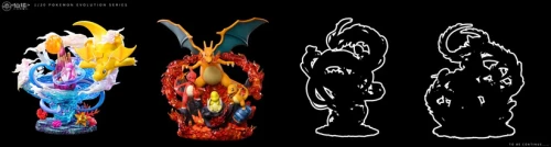 【Pre-order】Charizard Evolution Series GK Resin Statue 1/20 Scale Wonderland Studio