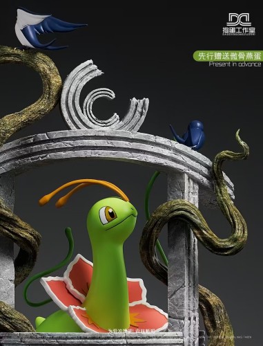 【Pre-order】 Grovyle love Meganium GK Resin Statue Dao Dang Studio