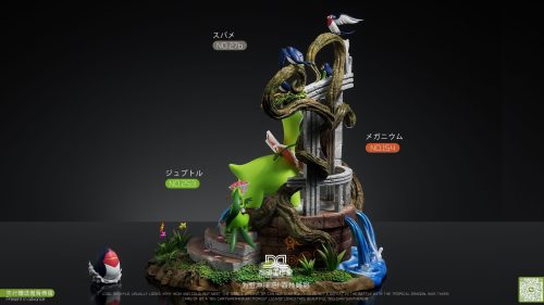 【Pre-order】 Grovyle love Meganium GK Resin Statue Dao Dang Studio