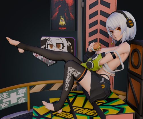 【Pre-order】Zenless Zone Zero First partner #2 Anby Demara GK Resin Statue 1/6 Scale Mi Yin Studio