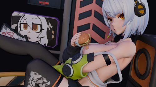 【Pre-order】Zenless Zone Zero First partner #2 Anby Demara GK Resin Statue 1/6 Scale Mi Yin Studio