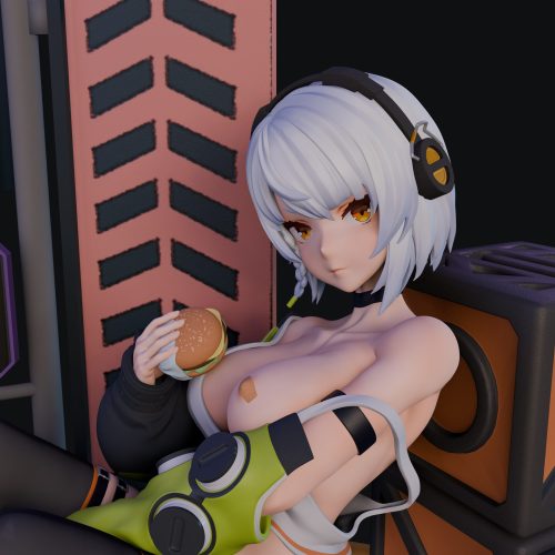 【Pre-order】Zenless Zone Zero First partner #2 Anby Demara GK Resin Statue 1/6 Scale Mi Yin Studio