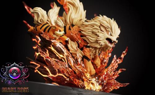 【Pre-order】Arcanine Evolution GK Resin Statue Black Rose Studio