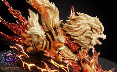 【Pre-order】Arcanine Evolution GK Resin Statue Black Rose Studio