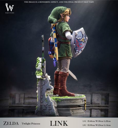 【Pre-order】The Legend of Zelda Twilight Link GK Resin Statue 1/4 & 1/6 Scale Wake Studio