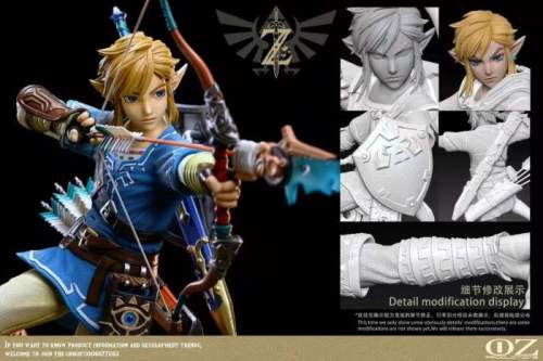【In stock】Legend of Zelda Link master version Resin GK Statue 1/5 Scale OZ Studio