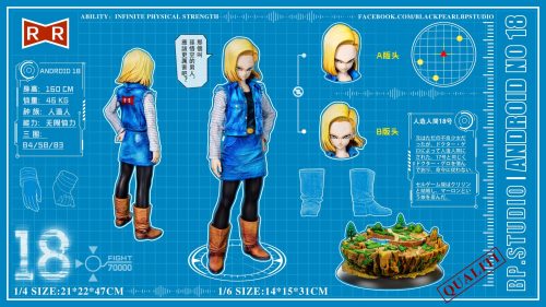 【Pre-order】Dragon Ball Z Android 18 GK Resin Statue 1/6 & 1/4 Scale BP Studio