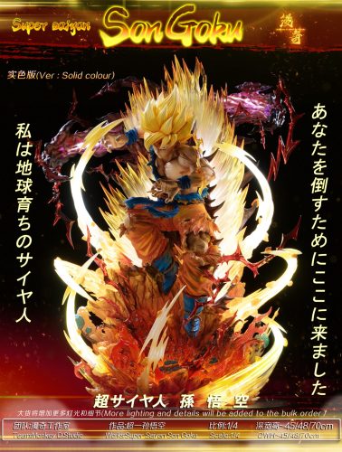 【Pre-order】Dragon Ball Z Super Saiyan Son Goku GK Resin Statue 1/4 Scale Monkey Studio