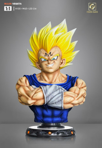 【Pre-order】Majin Vegeta Lifesize Bust GK Resin Statue 1/1 Scale Orcale Studio