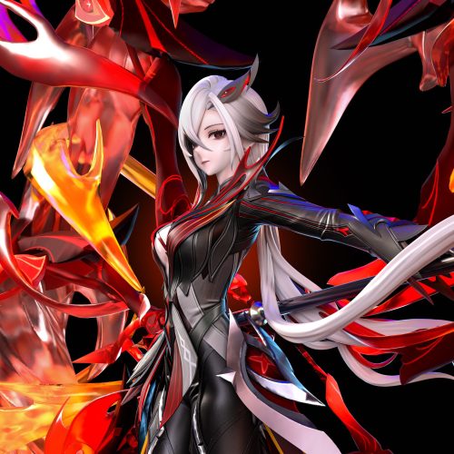 【Pre-order】Genshin Impact Arlecchino GK Resin Statue 1/6 Scale Hakimi Studio