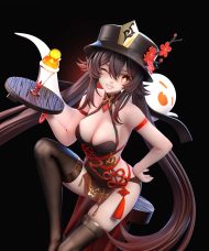 【Pre-order】Genshin Impact Hu Tao GK Resin Statue 1/6 Scale Lihui Studio