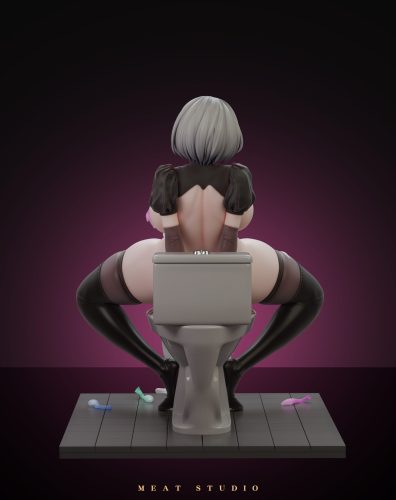 【Pre-order】Nier Automata: NieR 2B GK Resin Statue 1/4 Scale Meat Studio