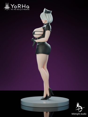 【Pre-order】NieR: Automata Nurse 2B GK Resin Statue 1/4 Scale Midnight Studio