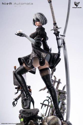 【Pre-order】NieR: Automata 2B Licensed Resin Statue 1/4 Scale Trieagles Studio