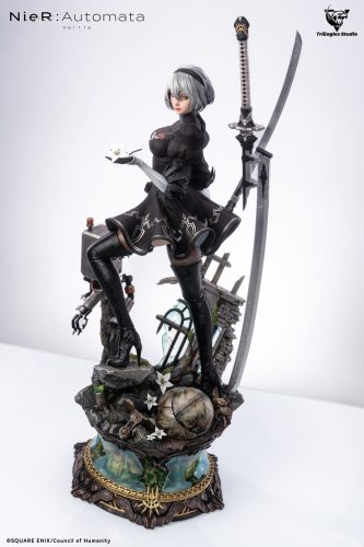 【Pre-order】NieR: Automata 2B Licensed Resin Statue 1/4 Scale Trieagles Studio
