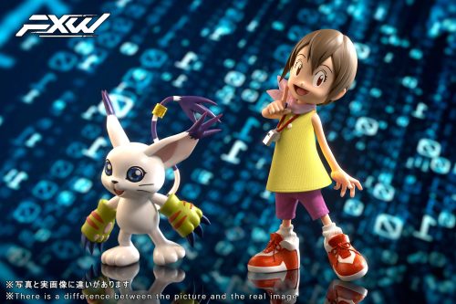 【Pre-order】Digimon Taichi Tai Kamiya & Tailmon GK Statue FXW Studio