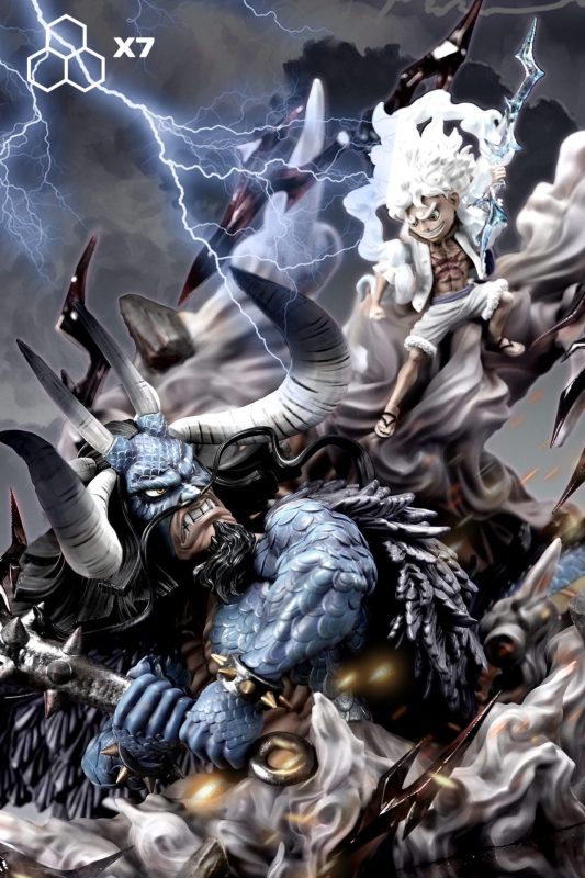 【Pre-order】One Piece Kaido VS Monkey D. Luffy GK Resin Statue X7 Studio