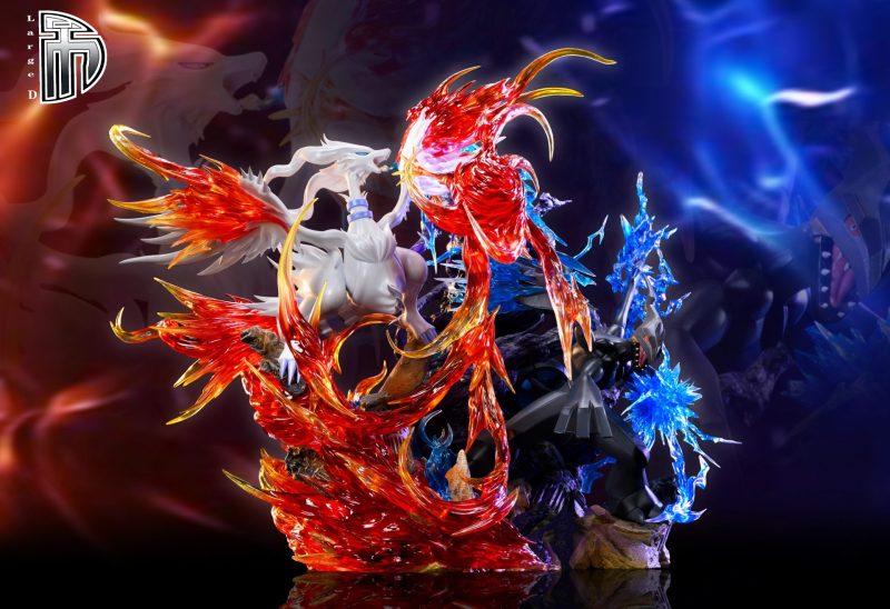 【Pre-order】Pokemon zekrom vs reshiram GK Resin Statue 1/20 Scale Large D Studio