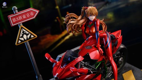 【Pre-order】Neon Genesis Evangelion Motorcycle Asuka GK Resin Statue 1/6 Scale KOL Studio