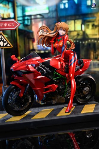【Pre-order】Neon Genesis Evangelion Motorcycle Asuka GK Resin Statue 1/6 Scale KOL Studio