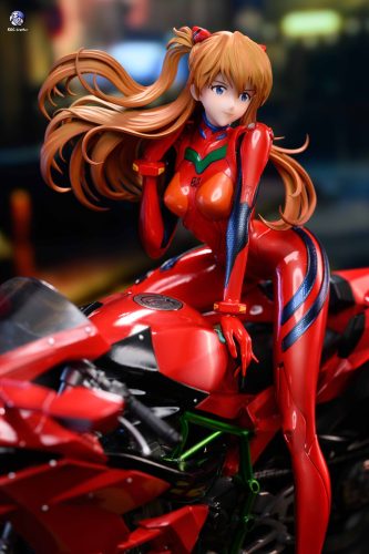 【Pre-order】Neon Genesis Evangelion Motorcycle Asuka GK Resin Statue 1/6 Scale KOL Studio