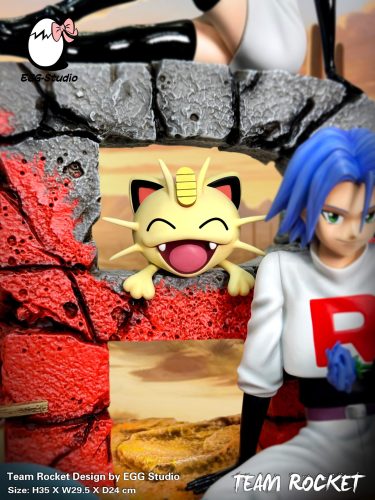 【Pre-order】Pokemon Team Rocket GK Resin Statue EGG Studio