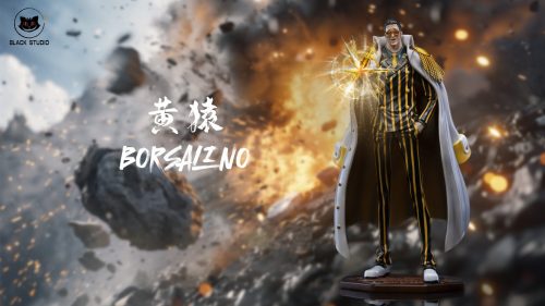 【Pre-order】One Piece Marine Series Completion Resonance 20th Marine Kuzan & Borsalino GK Resin Statue Black Studio
