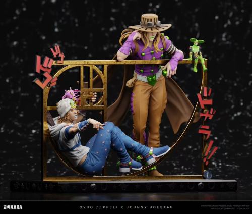 【Pre-order】JoJo's Bizarre Johnny Joestar & Gyro Zeppeli Resin Statue CHIKARA Studio