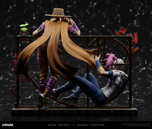 【Pre-order】JoJo's Bizarre Johnny Joestar & Gyro Zeppeli Resin Statue CHIKARA Studio