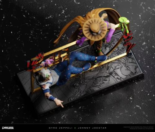 【Pre-order】JoJo's Bizarre Johnny Joestar & Gyro Zeppeli Resin Statue CHIKARA Studio