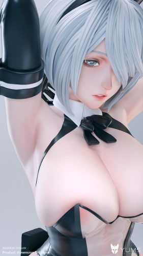 【Pre-order】Bunny Girl Nier: Automata 2B & 2P Resin Statue YUMS Collectors x Dtalon Studio