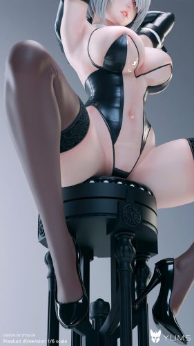 【Pre-order】Bunny Girl Nier: Automata 2B & 2P Resin Statue YUMS Collectors x Dtalon Studio