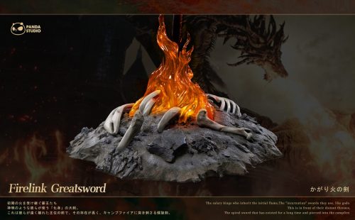 【Pre-order】 Elden Ring FireLink Greatsword Sword Resin Statue 1/1 Scale Panda Studio