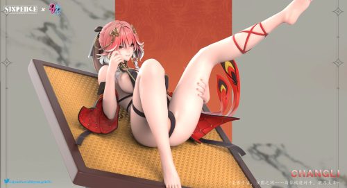 【Pre-order】Wuthering Waves Changli GK Resin Statue 1/6 Scale Six Pence x POP Studio