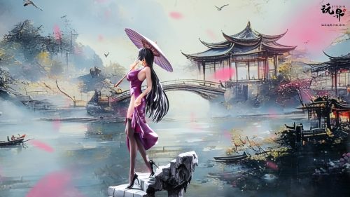 【Pre-order】One Piece Boa Hancock GK Resin Statue 1/6 Scale Wan Jie Studio