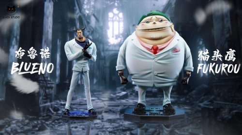 【Pre-order】One Piece CP0 Blueno & Fukurou GK Resin Statue Black Studio