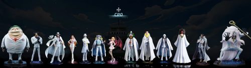 【Pre-order】One Piece CP0 Blueno & Fukurou GK Resin Statue Black Studio