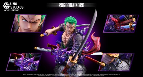 【Pre-order】One Piece Roronoa Zoro GK Resin Statue 1/4 Scale UNO Studio