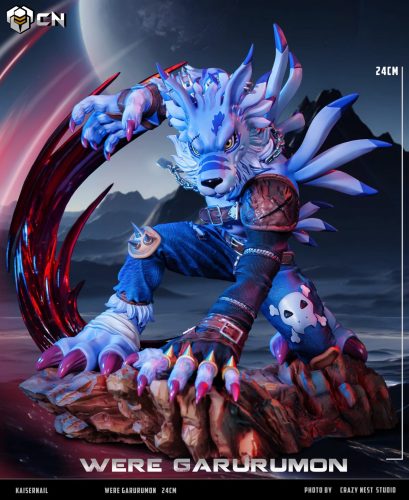 【Pre-order】Digimon Were Garurumon GK Resin Statue Crazy Nest Studio
