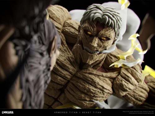 【Pre-order】AOT Armored Titan VS Beast Titan GK Resin Statue Chikara Studio