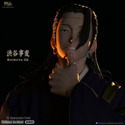 【Pre-order】Jujutsu Kaisen Shibuya Incident Series #1 Satoru Gojo & Kenjaku GK Statue Resin 1/6 Scale Real Creation Studio