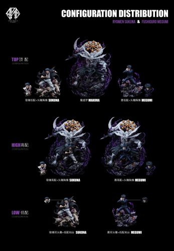 【Pre-order】Megumi Fushiguro & Ryomen Sukuna Resin Statue Resin 1/6 Scale Space Realm Studio