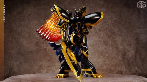 【Pre-order】Digimon Royal Knights Alphamon GK Resin Statue DIGITAL TOY Studio