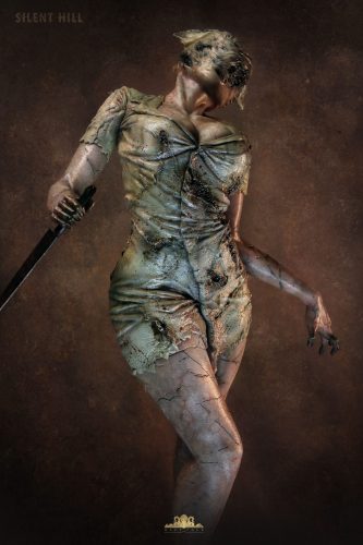 【Pre-order】Silent Hill Nurse Statue Resin 1/3 Scale Deep Tale Studio