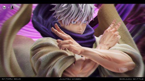 【Pre-order】S01 Gojo Satoru Battle of the Demon Realm Shinjuku Statue Resin 1/6 Scale ZanyJoke Studio & Temple Studio