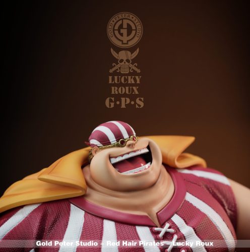 【Pre-order】One Piece Red Hair Pirates Lucky Roux GK Resin Statue 1/8 Scale POP Gold Peter Studio